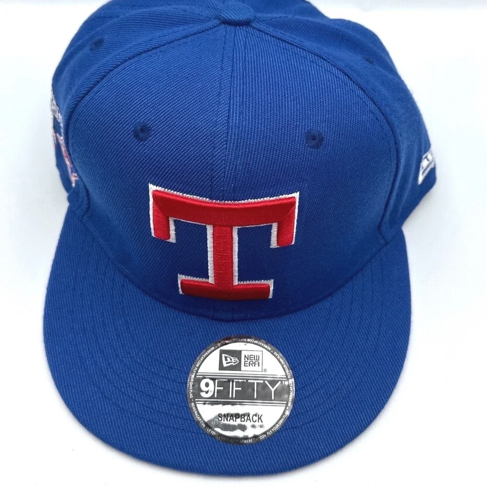 Texas Rangers New Era‎ 9FIFTY Snapback Hat Blue Big League Chew Side Patch Cap